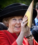Koningin Beatrix mee